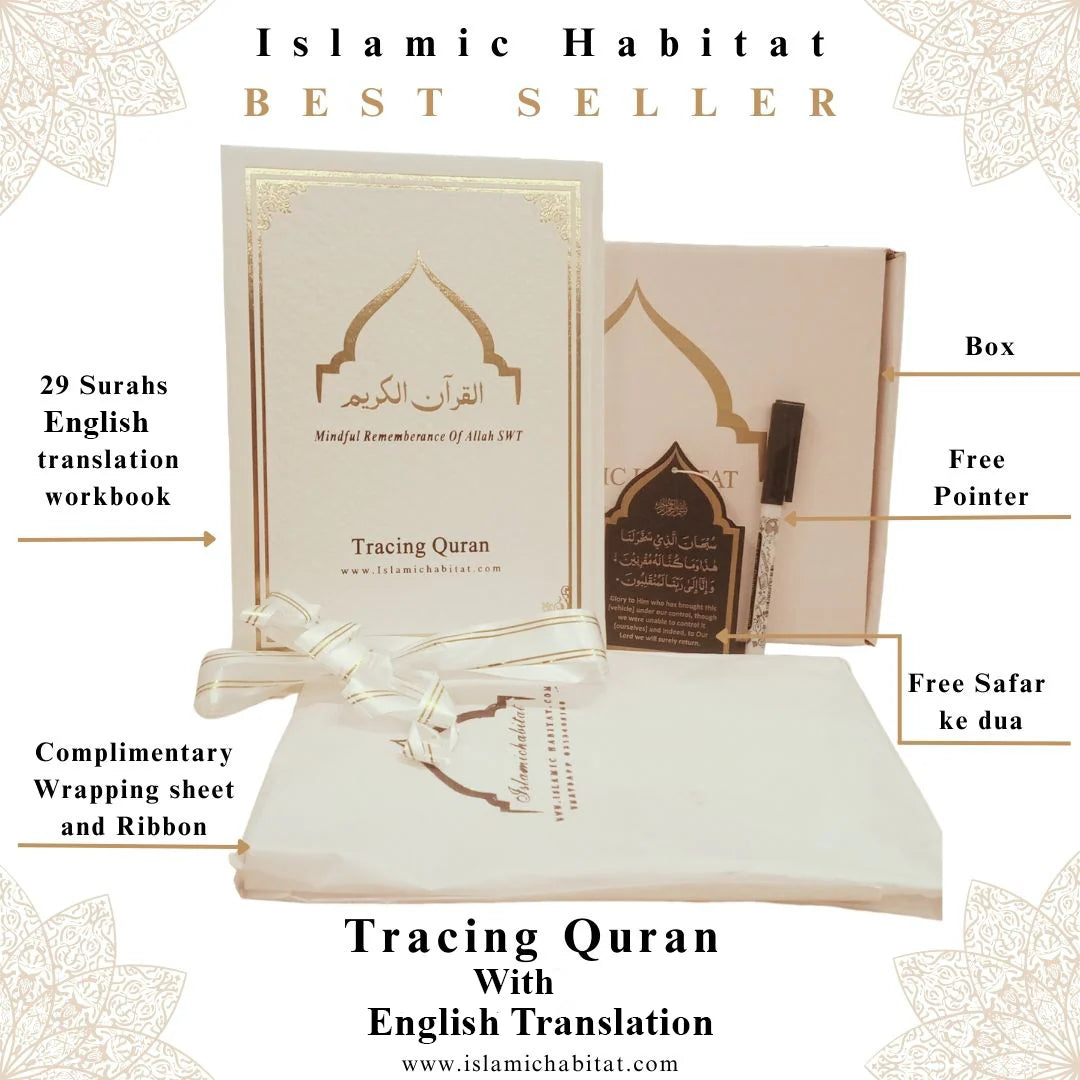 Tracing Quran Workbook 29 Surahs With English Translation